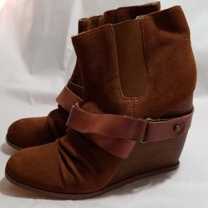 Seychelles Wedge Booties Sz 11